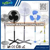 FS40-3 GS CE ROHS OEM high quality motor 45W plastic cooling 16 inch cheap pedestal stand fan