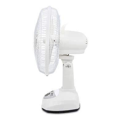 12 inch rechargeable fan solar table fan Emergency Fan wlith LED light