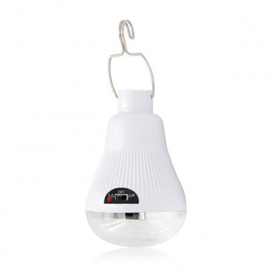 Portable solar light bulb with 1w solar panel