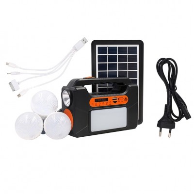 Hot Sale Mini Portable Solar Power System Home solar panel lighting system