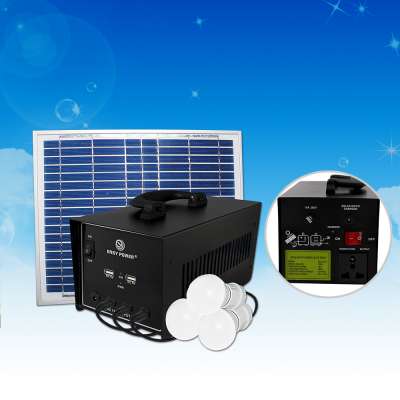 Home Solar Power System AC output 220V Solar Power Supply with 12AH Battery Capacity